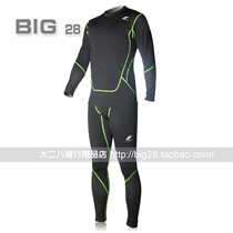 Cushion-free riding suit fleece bottoming suit autumn and winter jacket pants riding pants quick-drying perspiration