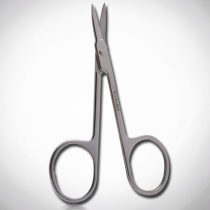 Stainless steel beauty scissors safety round nose hair scissors eyebrow trimming scissors tip scissors double eyelid stickers cut makeup tools