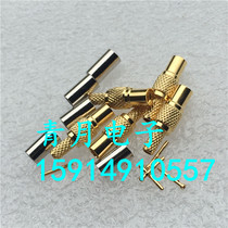 Pure copper gold plated MMCX-K-1 5 RF coaxial connector MMCX female head RG316 174 feeder 50 Euro