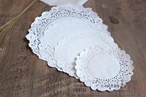  Cake paper lace paper Taobao shop photo photography props photo background paper cup pad 8 sheets