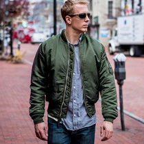 American ALPHA Alpha MA1 air force bomber jacket mens and womens autumn and winter cotton clothes trend jacket cotton clothes