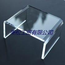 U-shaped booth plexiglass ornaments jewelry display stand jadeite jade porcelain display base acrylic frame