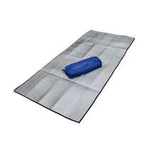 Gore Mu 2 m*2 m double-sided aluminum foil moisture proof mat Picnic mat thickened outdoor mat Beach mat tent mat