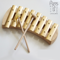 Waldorf Community store Auris Auris diatonic eight-key carillon KDH-008 Curved childrens enlightenment musical instrument