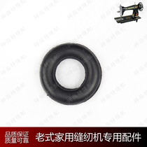 Old-fashioned sewing machine rubber ring black O-ring bobbin coil wire core winding coil winding leather ring