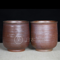 Japanese Bizen-yaki Wood-fired Pair Cup Set4