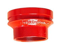 Large and small head outer diameter 76X33 fire wire connection reducer * groove pipe fittings * clamp large and small head diameter DN65X25