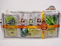 20 sacks of Basinexplick Six-in-one wheat meal Medicinal Stone Suit of wheat Aloe Salt Skin Care Lotion Cream