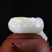 Hetian jade suet Jade brave hand pieces Hetian jade brave ban zhi Hetian jade suet Jade Jade Cong hand piece