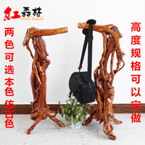 Rhododendron carving flower stand creative wood carving ornaments bonsai frame peacock specimen stand bird stand hanger light stand