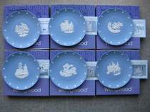 Wedgwood Wedgwood water blue Jasper embossed American independence bicentennial full collection plate