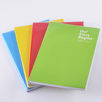 Candy color rubber sleeve notepad environmentally friendly paper notebook