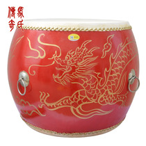 Mas legendary hand wood 18 inch painted dragon battle drum drummer bronzed dragon totem bull leather invigorated to the drum Viale drum