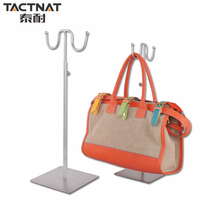 Tai Nay clothing store Hand bag display shelf rack stainless steel bag display rack rack rack hanging bag display rack
