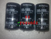 A 1000uf 200v brand new hard foot capacitor large consulting