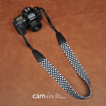 cam-in braided series professional fashion camera back strap universal interface cam8773