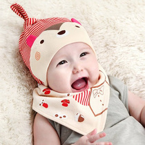 Newborn baby sleep fetal hat 3 Spring and Autumn Winter 6 male and female baby 1 year old toddler hat 0-12 months