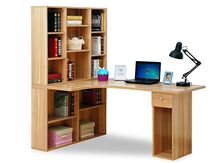 Computer desk IKEA desktop home childrens writing desk Corner computer desk Simple combination desk bookshelf office