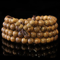 Chicken Wing Wood 108 Beads Handstring Men and Womens Wing Buddhist Supplies Bracelet Sandalwood Necklace Rosary