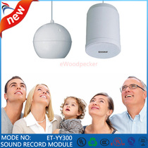 Woodpecker electronic human body induction suspension ceiling horn Science and Technology Museum Science Museum shopping mall publicity equipment