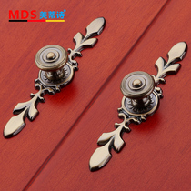 Meiti Chinese style European antique small handle cabinet cabinet drawer American bronze door handle