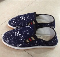 Xishan cloth shoes beef tendons driving labor protection shoes old Beijing cloth shoes men and women spring summer color gold Likang