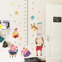 Childrens room Giraffe wall sticker Baby decorative wall self-adhesive painting Kindergarten classroom wall measurement height sticker