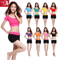 Modal Yoga Suit Summer Sports Fitness Suit Women Jump Aerobics Suit Short Sleeve Jacket Shorts