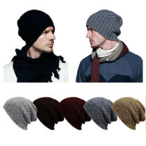 Panda Treasurers e*Px175 Hip-hop Pullover Knitted Wool Hat Mens Women Hat Cap Winter