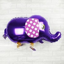 Elephant Cartoon Styling Aluminum Film Balloon Walk Walking Balloon Children Toy Pet Helium Balloon