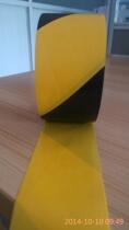 Waterproof moisture resistance anti - corrosion anti - static black yellow warning tape 48mm*16m
