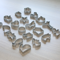 Homemade baked cookies Household baked frosting Cranberry cookie mold Cute three-dimensional cartoon pineapple pastry mold set