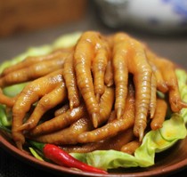 Unold God chicken feet vacuum packaging 225g full of 100 Quzhou specialty not Old God chicken feet