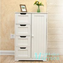 Pastoral style living room storage sorting storage cabinet drawer cabinet bedroom corner cabinet creative side cabinet Cabinet