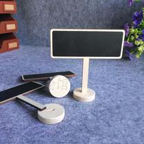  Characteristic small blackboard Cute Korean groceries Wooden square small blackboard price sign indication special price sign