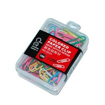 Del color paper clip binding supplies Del 0024 paper clip paper clip office supplies stationery box