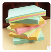 Color sticky notes message stickers strong sticky office note stickers self-adhesive note paper 100 sheets 3*3