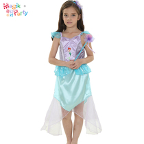 Halloween childrens show costumes Cosplay performance clothes masquerade party mermaid princess dress dress dress