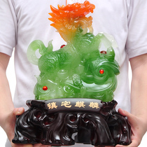 Kirin ornaments indoor family fortune crafts living room TV cabinet office decorations opening housewarming gifts