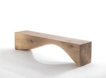 Nordic creative solid wood bench personality Modern log fashion bench design Solid wood stool shoe stool chair