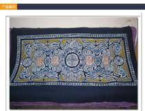 Guizhou batik long tablecloth ethnic handicraft single-layer wall painting handmade coffee table cloth decoration