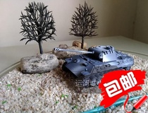  Promotional finished product 1:72 tank model German leopard type A tank gray green German gray send soldiers