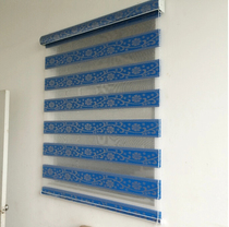  Punch-free modern waterproof shading roller blinds Kitchen soft yarn curtains Bedroom curtains lifting hand-pull louver shading