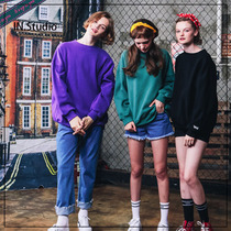 IN home 18 Autumn Korean designer brand WV PROJECT plus velvet cotton long sleeve sweater