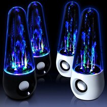 Bullet water dance Audio Computer mobile phone laptop colorful lamp water spray speaker tumbler music fountain speaker