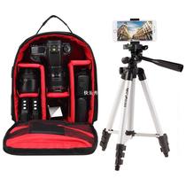 P1 Waterproof Digital DSLR Photo Padded Backpack w Rain Cov