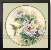 DMC self-made cross stitch kit DIM-35156 hummingbird with flower peony hummingbird hipster Classical