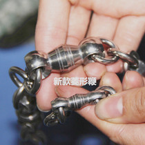 304 Nut Unicorn whip Stainless steel chain ring whip swing whip Gourd whip Diamond whip