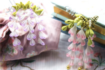 Hand - made of wind bathrobe hair and purple vine