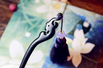 Ebony hairpin stepping tassel carved lettering customized to send girlfriend and girlfriend bar mitzvah birthday gift